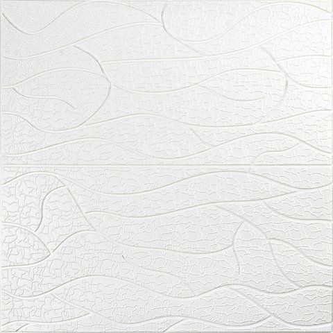 Панель 3D 700х700х6мм Білий SW-00001948 SW-00001948 фото