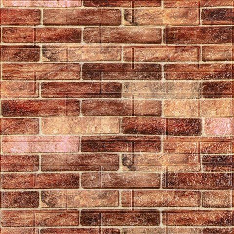 Панель стінова 3D 700мм*770мм*2мм Коричневий SW-00001910 SW-00001910 фото